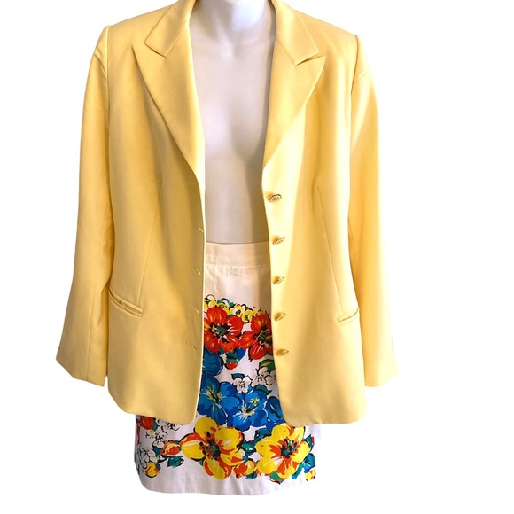 Escada Floral Pencil Skirt - Picture 6 of 13